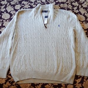 Polo Ralph Lauren Mens Cable Knit Sweater NWT
